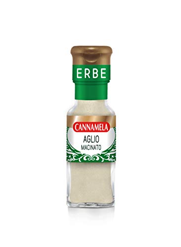 Cannamela, Linea Maxi Oro, Aglio Macinato Essiccato, Confezione da 70g, Ideale per Sughi, Zuppe, Pesti e Salse Speciali, per Dare un Tocco Saporito a Patate e Bruschette
