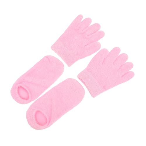 OSOLADY Comfortable Sleep Work: 2 Pairs Moisturizing Gloves Socks Set Spa Gel for Hands Feet