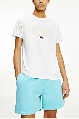 TOMMY T-Shirt Jeans con Logo Effetto 3D