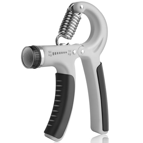 Vicloon Hand Grip, Pinza Mano Avambracci Attrezzi, Allenamento Avambraccio, Manopole Mani per Polso Resistenza Regolabile 10-50kg, Perfetto per Musicisti Atleti ed Recupero di Lesioni alla Mano