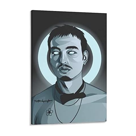 Sxurmtiie Canvas Wall Art 30 * 50cm No Frame JOJI Singer Neon Posters and Wall Art Prints Modern Home Decor for Family Bedroom Cover
