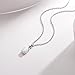 AILUOR Vintage Opal Pendant Necklace, Silver Plated Created Gemstone Oval White Opal Fashion Jewelry for Women Mother - Endless Love (Silver)