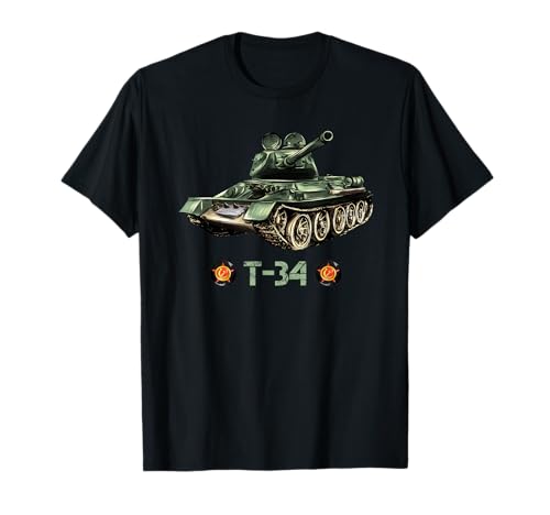 Soviet Union T 34 Tank Camiseta