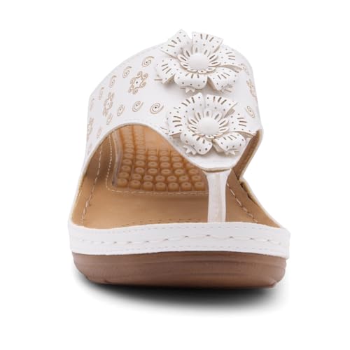 Chaussures de marche compensées Herstyle à bout ouvert pour le confort - 2