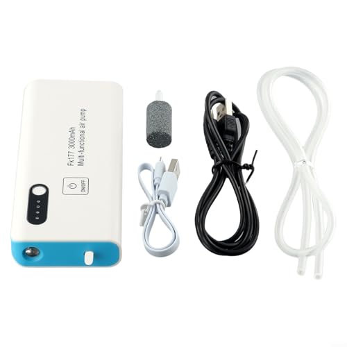Aireador de pesca portátil, bomba de oxígeno de carga USB, compacto y