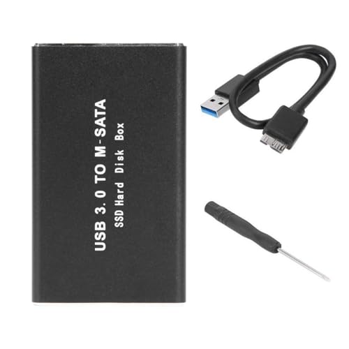 Caja externa USB 3.0 para SSD mSATA 30x30mm y 30x50mm miniatura 1