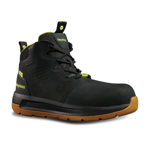 HexArmor Men's safety work boot with composite toe cap, heeled, water resistant, durable, lightweight, breathable and water resistant, The Xtend Series