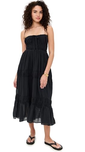 Free People Women's Taking Sides Maxi Dress, Black, M at Amazon Women's  Clothing store