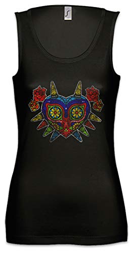 Urban Backwoods Mexican Majora\'s Mask Damen Frauen Tank Top Shirt Schwarz Größe XL Urban Backwoods Mexican Majora\'s Mask Damen Frauen Tank Top Shirt Schwarz Größe XL