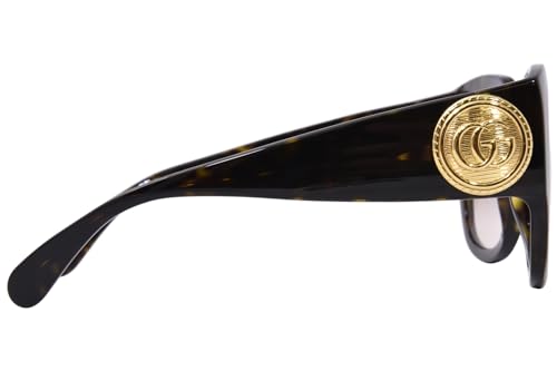 Gucci GG1407S Havana/Brown Shaded 54/19/140 women Sunglasses3