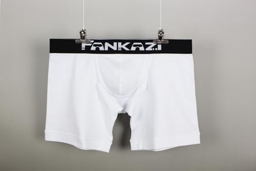 Gogobear Men's Boxer Brief Underwear Low Waist Workout Running Underpants Bulge Enhancing Pouch Panties 3 Pack2