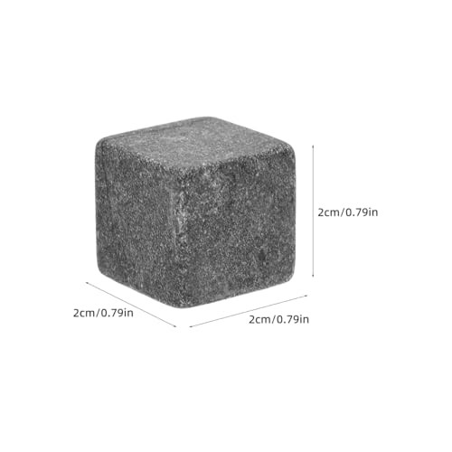 JECOMPRIS Wiederverwendbare Whisky Steine Aus Granit Hygienische KüHlsteine FüR Whiskey Cocktails Und GeträNke Schnelle KüHlung Ohne GeschmacksbeeinträChtigung Ideal FüR Zuhause