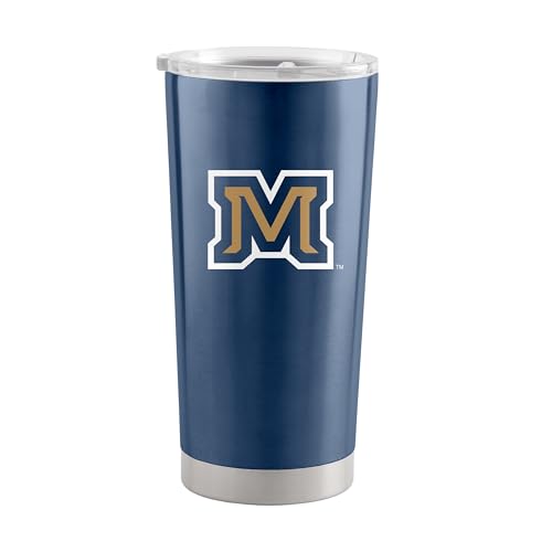 Image of Logo Brands 20 oz Powder Coat Tumbler- Insulated Tumbler with Lid for Water, Iced Tea or Coffee, Smoothie and More
