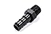 Fragola Performance Systems 484010-BL 5/8 Hose Barb X 1/2 Mpt Black