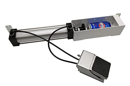 Aluminum Can Crusher, Heavy Duty Pneumatic Cylinder Soda Beer Can Crusher, Eco-Friendly Recycling Tool (Foot Pedal Valve Style) #TOP1