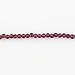 GemSymphony Natural Red Garnet Beaded Necklace Adjustable Choker Crystal Handmade Jewelry, 2 To 2.5 mm Beads, Hypoallergenic 18 Inch Gold Plated Gemstone Necklaces For Women (Red Garnet)
