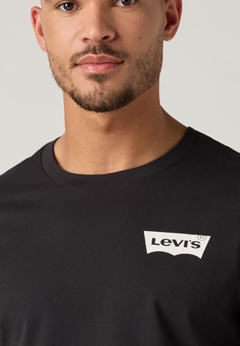 Levi's Graphic Crewneck Tee Color Bw Caviar Gra – Ansicht 4