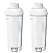 Slirceods filter replacement 2-Pack Compatible with DeLonghiÂ® Filter DLSC002, Water Filter Cartridges Activated Carbon Softener, Compatible with ECAM, ESAM, ETAM, BCO, EC.