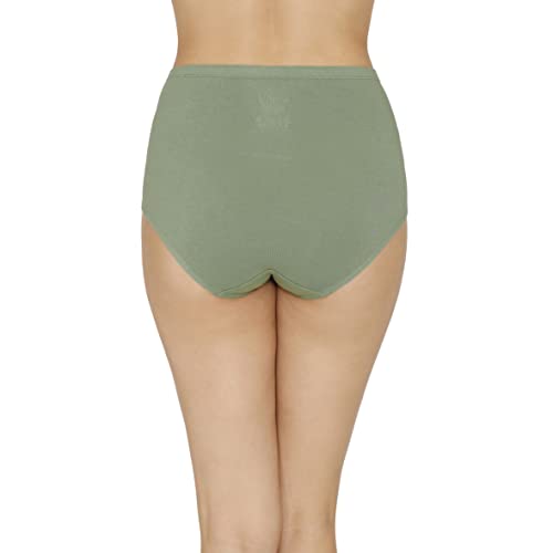 Image of Amante Solid High Rise Full Coverage Full Brief Panties (Pack of 3)