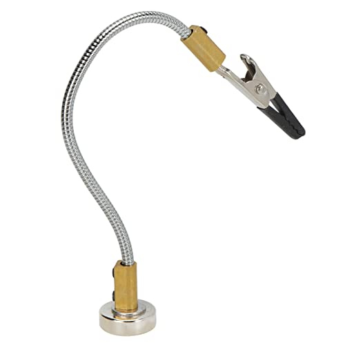 Ausla Terza Mano per Saldatura, Flessibile Terza Mano Saldatura con Clip e Forte Base Magnetica, Aiutando Le Mani, Strumento di Saldatura di Terza Mano Regolabile per Saldatura