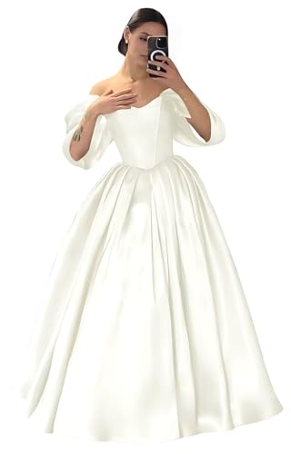 Rxvdhoa Satin Prom Dresses for Women 2026 Princess Long Ball