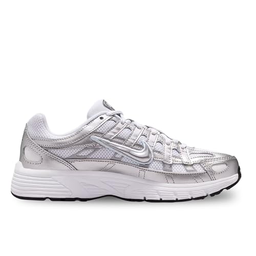 Nike P-6000 Big Kids' Shoes (White/Blue Tint/Black/Metallic Silver)2