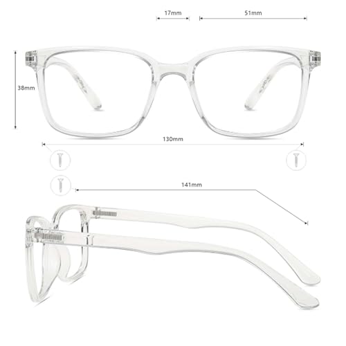 Image of Firmoo Blue Light Blocking Glasses Reading Glasses Reduce Eye Strain UV Blocking for Computer Screen,TR90 P181108R
