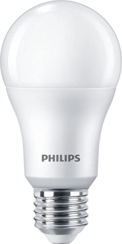 Miniatura 3 de PHILIPS - Bombilla LED A60 13W (Eq. 100W) 1521 lúmenes, casquillo E27, Luz Blanca Fría (4000k) - Pack 6 Bombillas | Luz Blanca Naturaqle, Equivalente a 100W, 4000K, 15.000 Horas de Duración, Ahorro de Energía, Forma Clásica