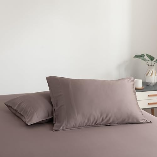 10 Best Sustainable Bedding Options for Eco-Conscious Sleepers 1 Bella Coterie Bamboo Viscose King Size Pillowcase Set