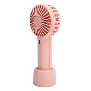 Draagbare Handventilator, Desktopventilator, Mini-handventilator, 3 Snelheden, Instelbare Windsnelheid, Niet-opvouwbaar Handvatontwerp, Cadeau voor de Zomer