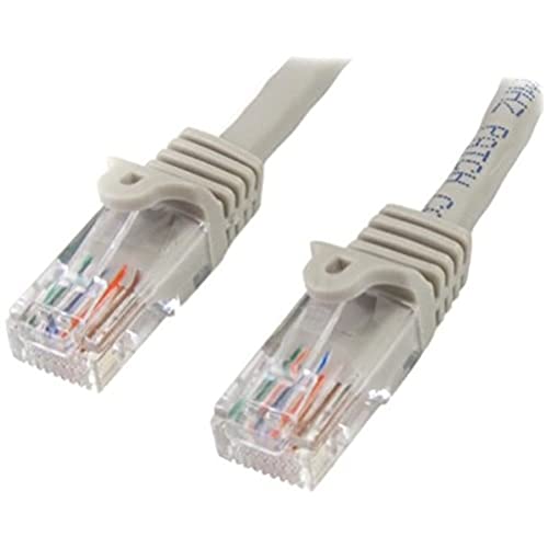 StarTech Câble Ethernet Cat5e 2m anti-accroc RJ45 M/M - Gris (45PAT2MGR)