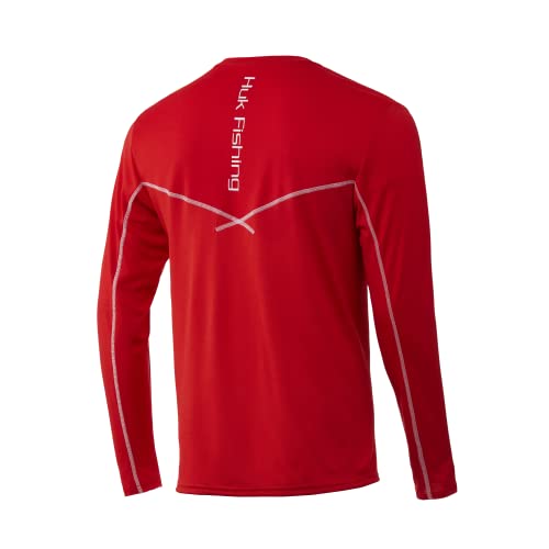 Image of HUK Men's Icon X Long Sleeve Shirt, Performance Fishing Shirt