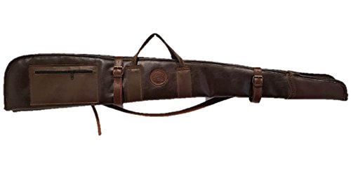 CAZA Y AVENTURA Funda de Escopeta Doble para Dos escopetas en Polipiel 130 cm