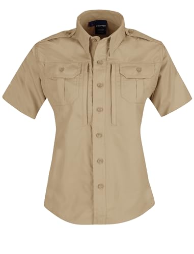 Propper Women's Short Sleeve Tactical Shirt , Khaki, Medium