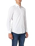 Strellson Premium Herren 11 Santos 10000206 Businesshemd, Weiß (White 100), Kragenweite: 37 cm