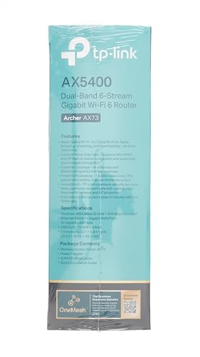 Roteador TP-Link Archer AX73 Wi-Fi 6 Gigabit Dual Band AX5400