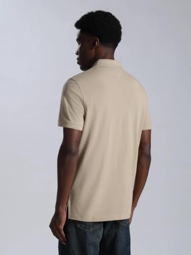 Image of Tommy Hilfiger Solid Regular Fit Cotton Polo T-Shirt