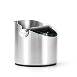 FORTSPANG Edelstahl-Abklopfbehälter für Siebträger – Barista-Zubehör mit Klopfhebel, Kaffeesatzbehälter für Espressomaschinen zum Sammeln & Recycling von Kaffeesatz