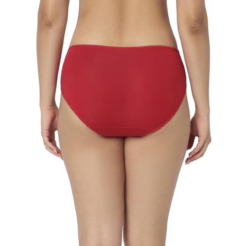 Image of juliet Cotton Hipster Premium Panties Set of 5 Full Coverage Stretchable Fabric