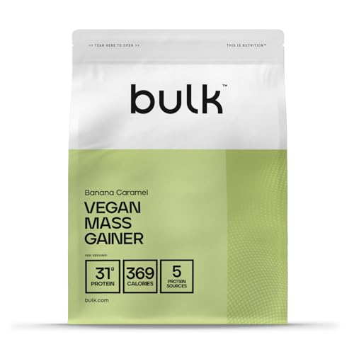 Bulk Veganes Masseaufbau, Pflanzliches Proteinpulver, Weight Gainer, Mass Gainer,...
