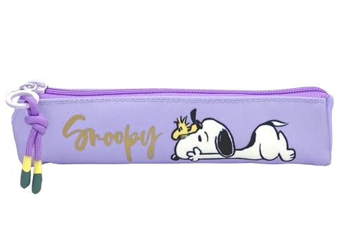 Marchi CyP: Snoopy, astuccio, Mini, astuccio, materiale scolastico, colore viola, prodotto ufficiale