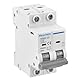 Heschen DC Miniatur-Leistungsschutzschalter, HSB6C-DC, 2 Polig, DC500V 32A, Photovoltaik-Leistungsschalter, für Solar-PV-Anlage Solarzellen Gittersystem, 35mm DIN-Schienenmontage