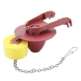 2 Inch Toilet Flapper with Float Replacement Compatible with Kohler GP1105825, Fit 1.28 gpf Toilet with Stainless Chain and Float, 1 Pack