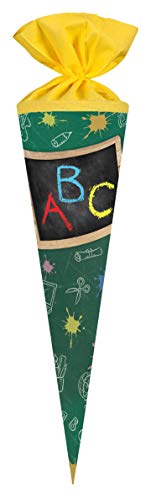 Nestler Schultüte 70cm groß rund ABC Schulanfang - Einschulung -...