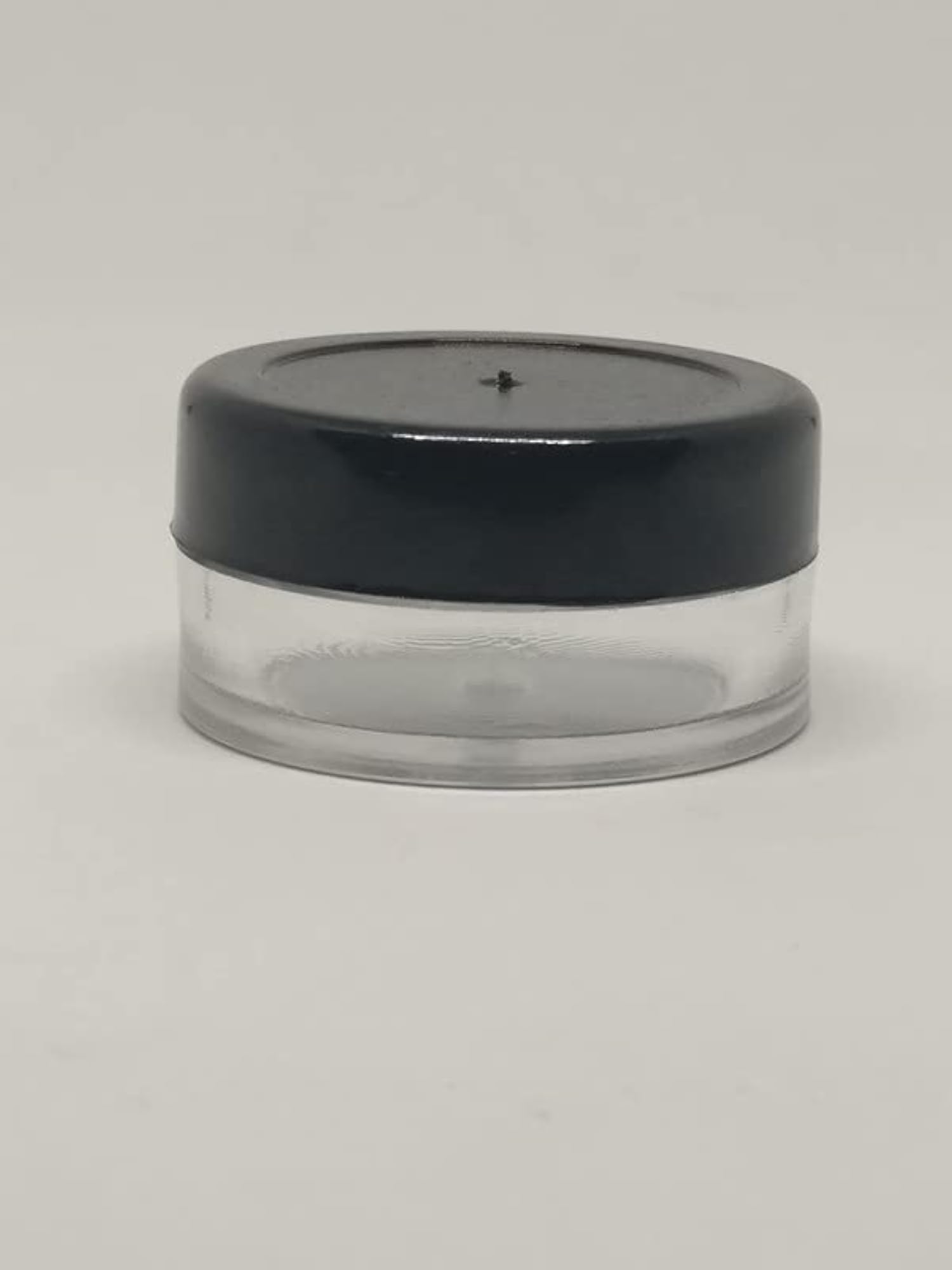 Empty Acrylic San Jar Transparent Cosmetic Container, Pack of 3