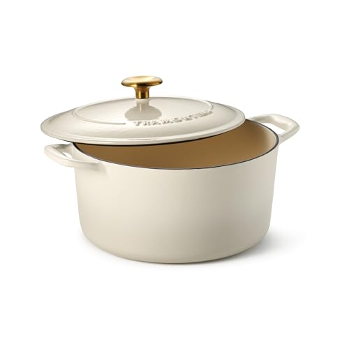 Image of Tramontina Bestow Enameled Cast Iron 5.5-Qt Round Dutch Oven Pot with Lid