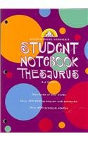 Random House Webster's Student Notebook Thesaur... 0375722297 Book Cover