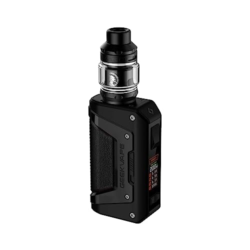 TVDC Geekvape Aegis Legend 2 Kit | Compact and Comfortable | Larger Air Inflow & Better Performance | 18650 Batteries (Not Included) | 2ml Cartridge No Nicotine (Classic Black)