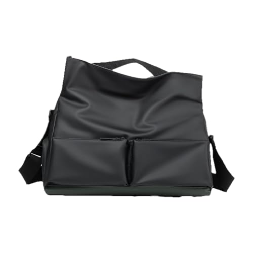 Gym Bag Travel Duffle Bag Water Resistant Lightweight Crossbody Handbag for Travel Swimming Dance Outdoor Fitness, Black