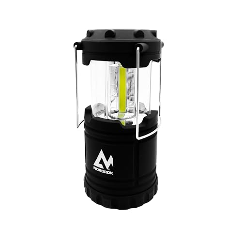 Nordrok 75022 Collapsible Compact Lantern 600, Black